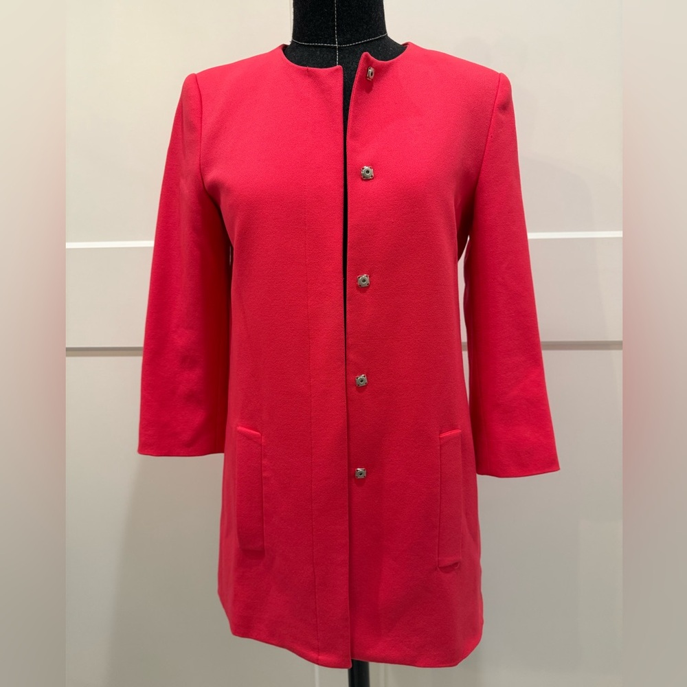 Zara Vibrant Pink Blazer Jacket